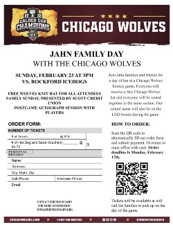 Chicago Wolves flyer